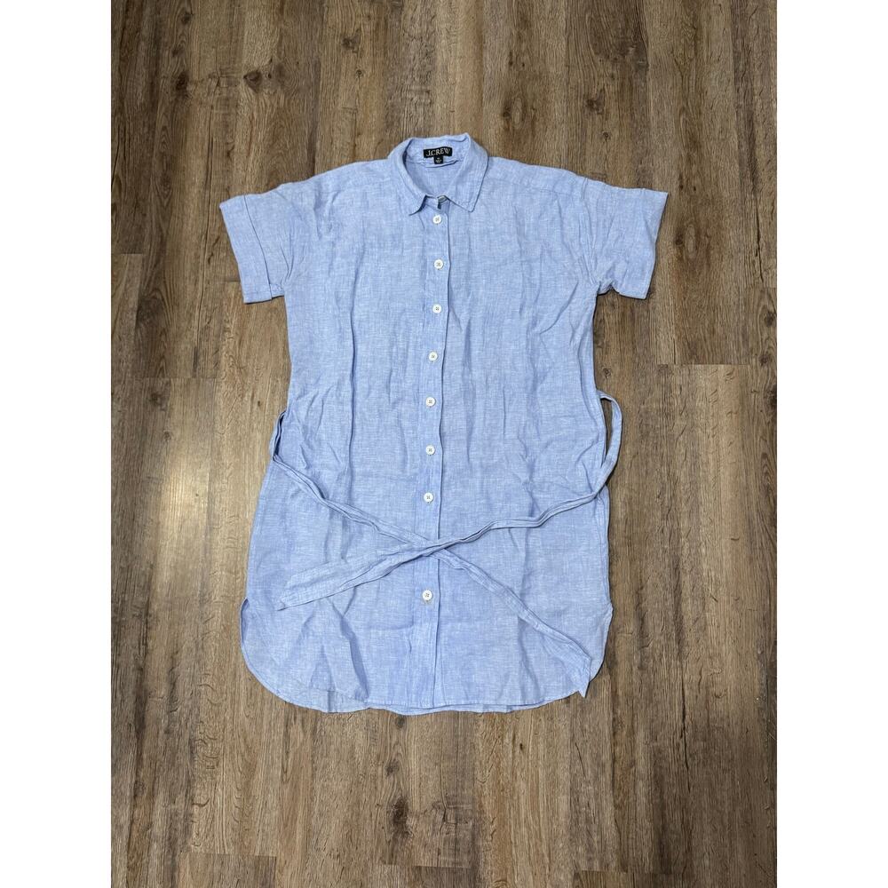 J.Crew Women’s Linen Capitaine Shirt-Dress Size XS